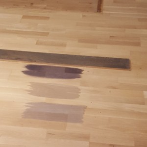 Ponçage du parquet et choix des teintes